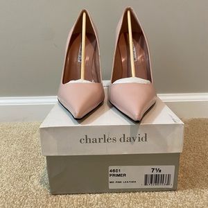 Charles David Primer Mid Pink Leather